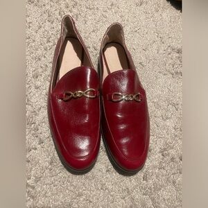 Zara leather loafers women 42